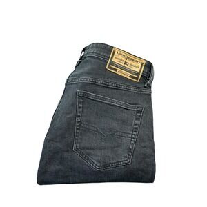 Diesel Current Archive Black Button Fly Men's Straight Fit Jeans Size 34x28